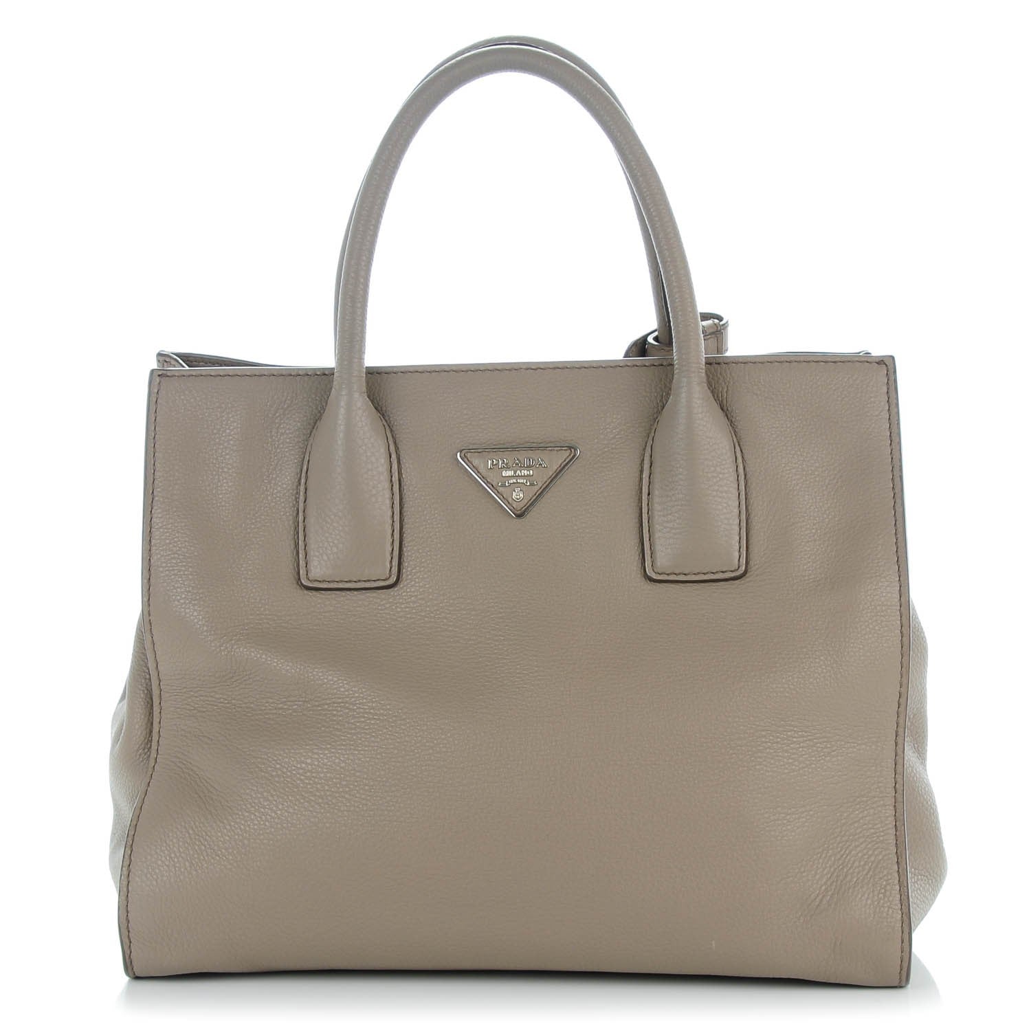 Prada Vitello Daino Tote Argilla 1 of 8
