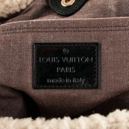 Louis Vuitton Patent Monogram Shearling Sac Thunder 6 of 7