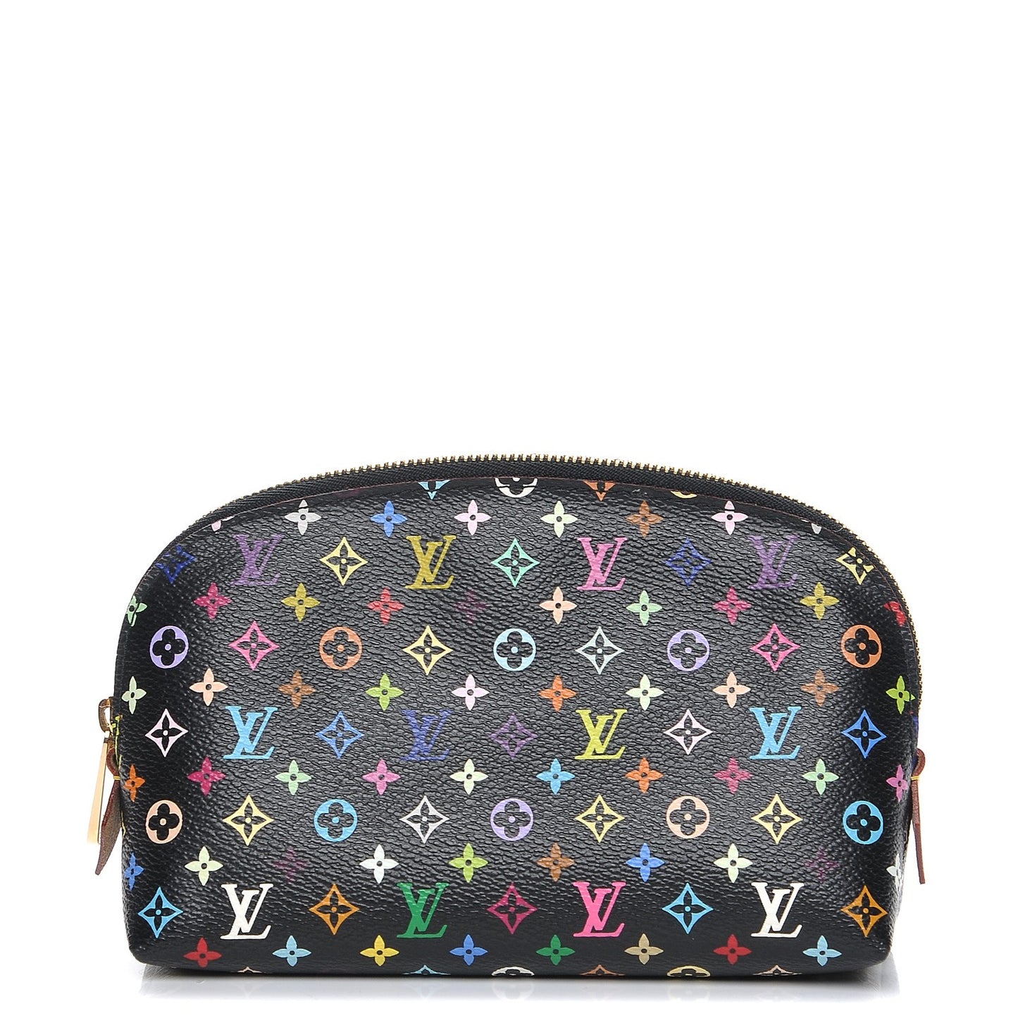 Monogram Multicolor Cosmetic Pouch Black Grenade