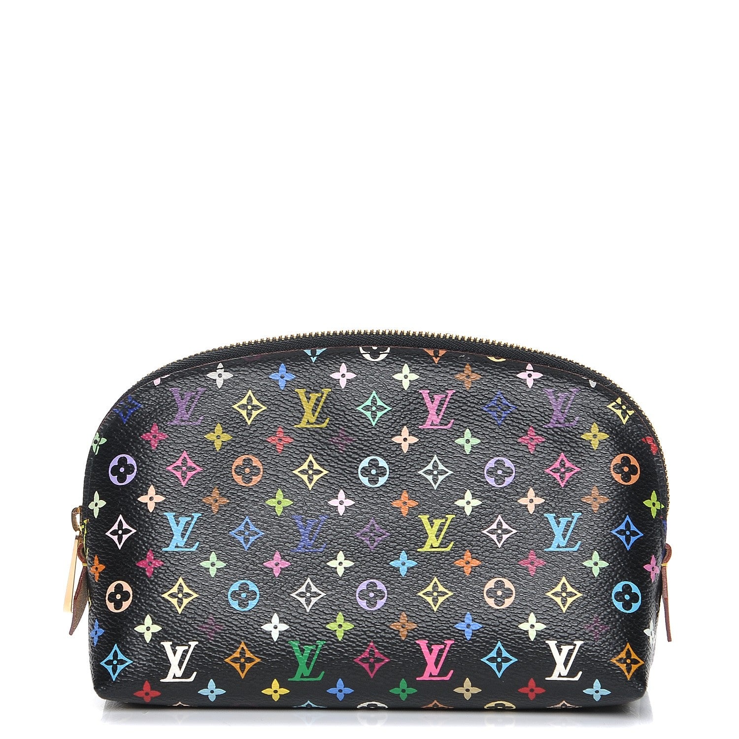 Louis Vuitton Monogram Multicolor Cosmetic Pouch Black Grenade 1 of 7