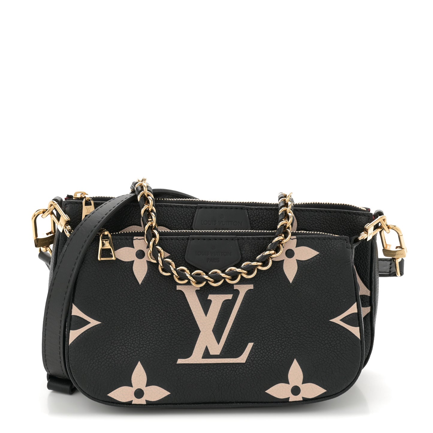 Empreinte Monogram Giant Multi Pochette Accessories Black Beige