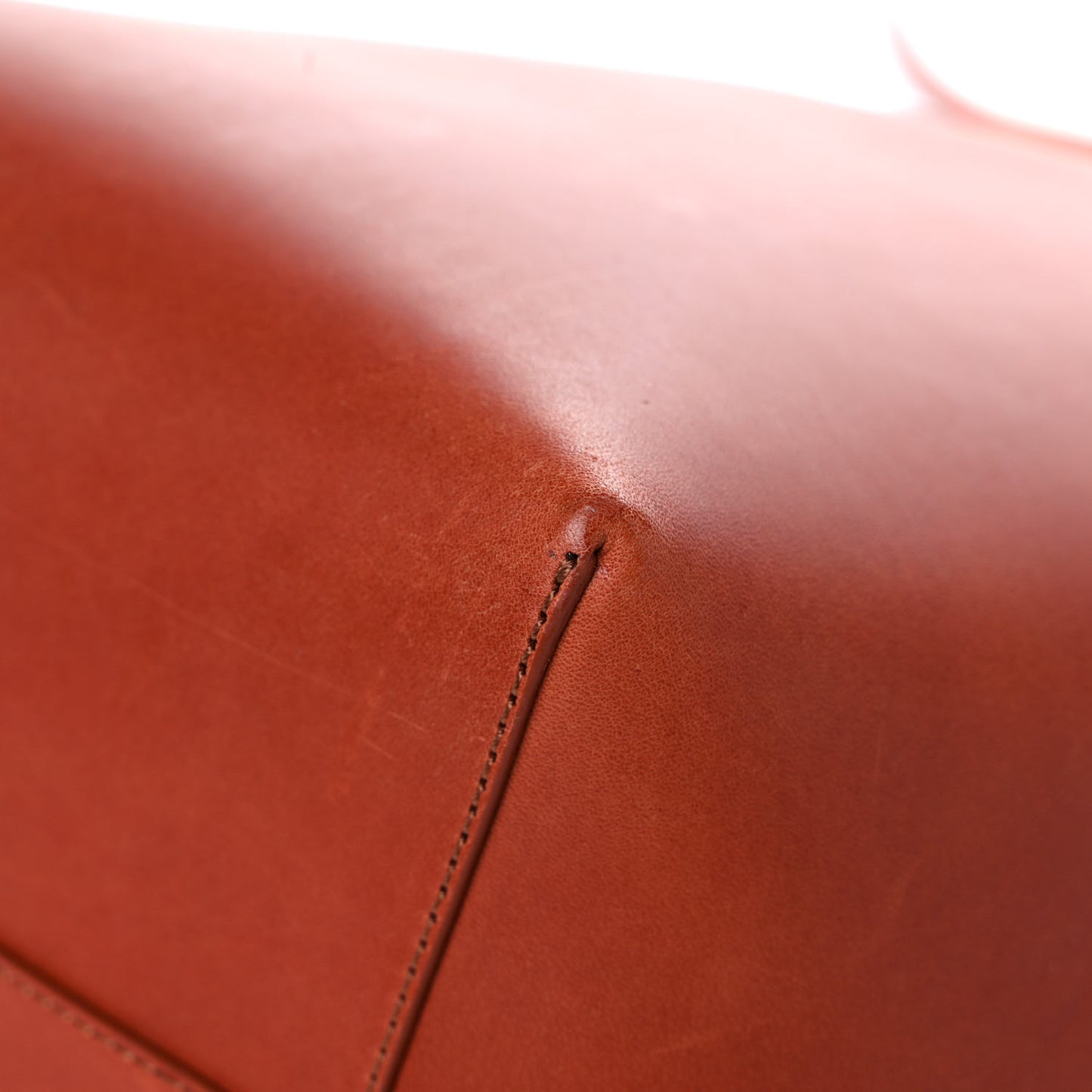 Calfskin Bucket Bag Brandy
