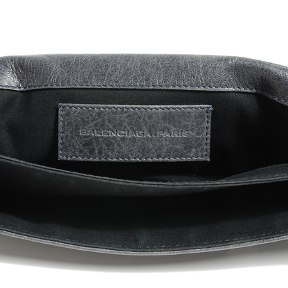 Balenciaga Agneau Giant 21 Silver Hardware Envelope Clutch Anthracite 7 of 8
