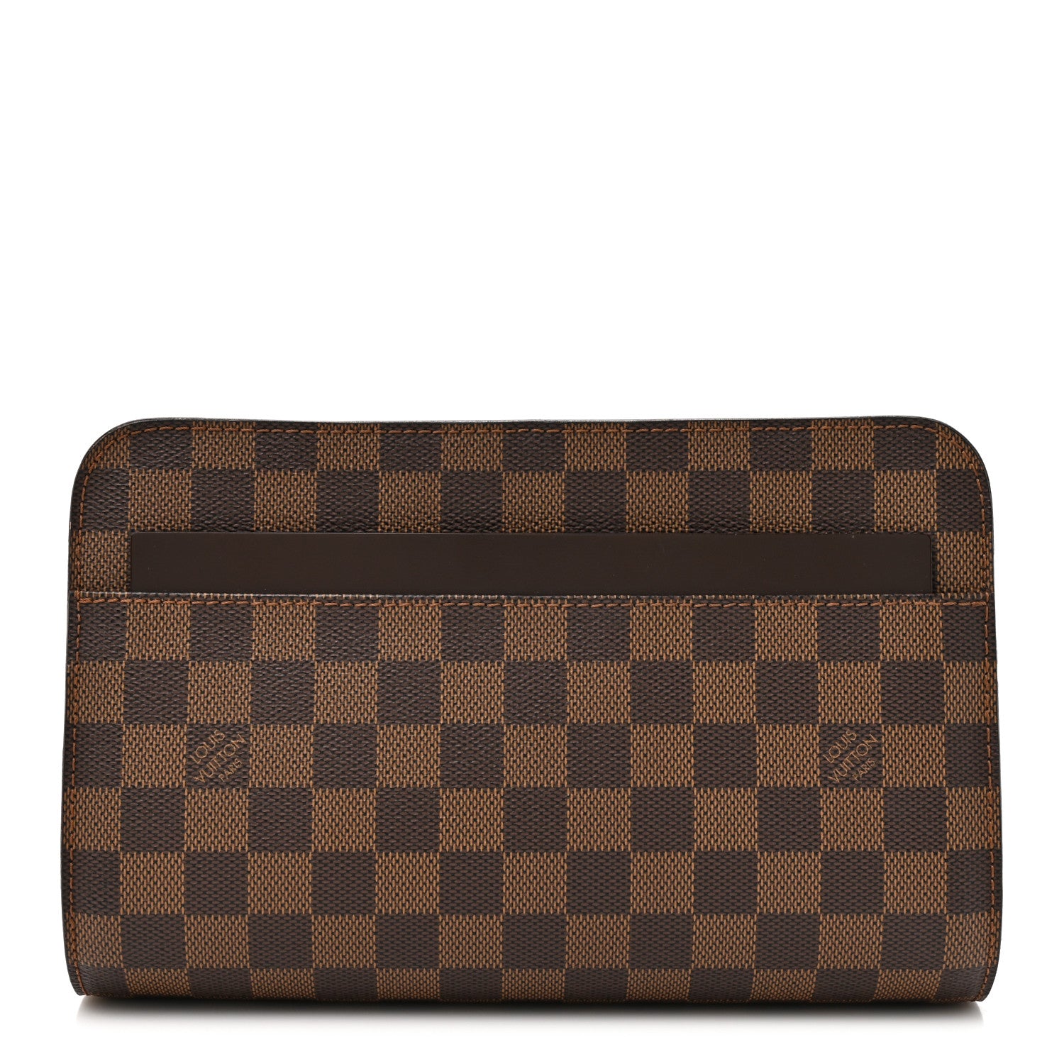 Louis Vuitton Damier Ebene Pochette Saint Louis Clutch 1 of 12