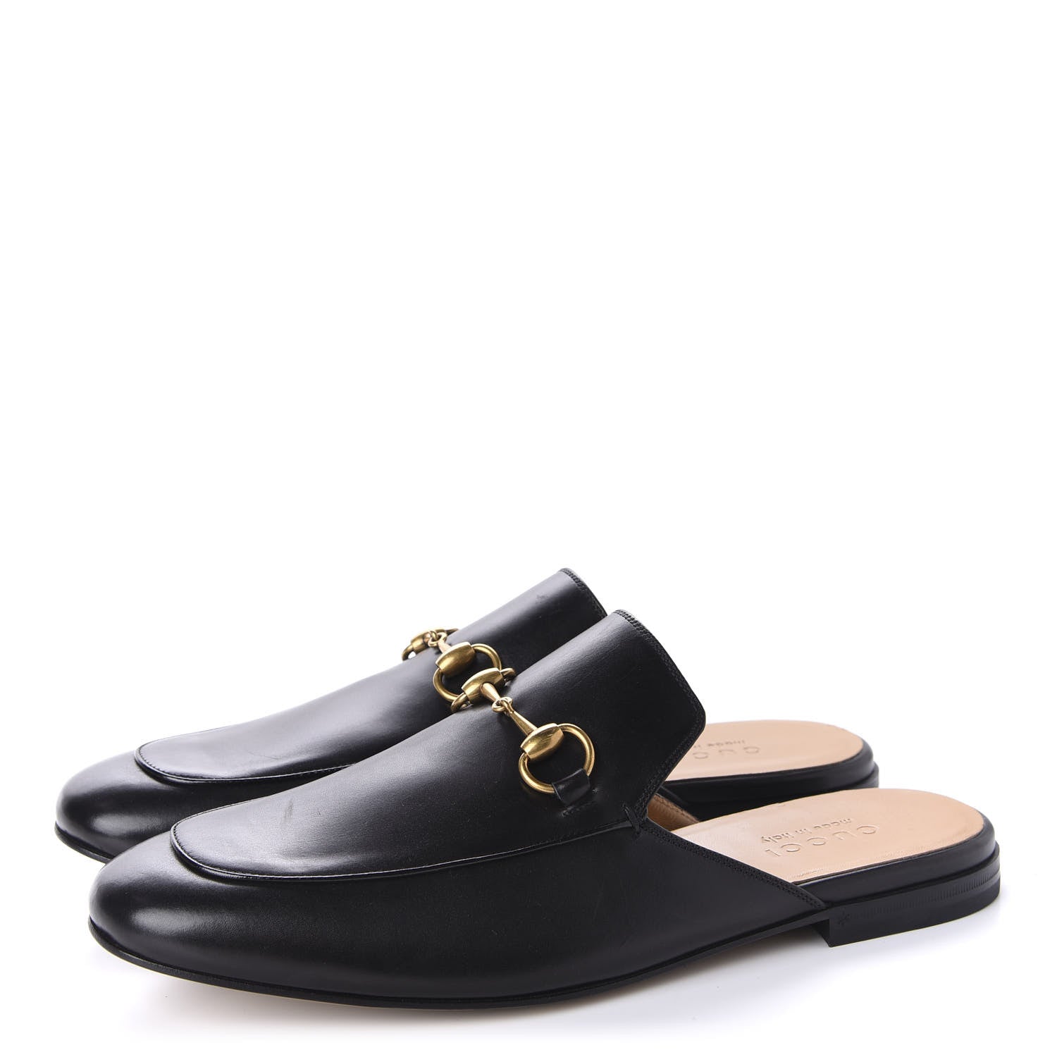 Gucci Calfskin Mens Princetown Slippers 9 Black 3 of 10