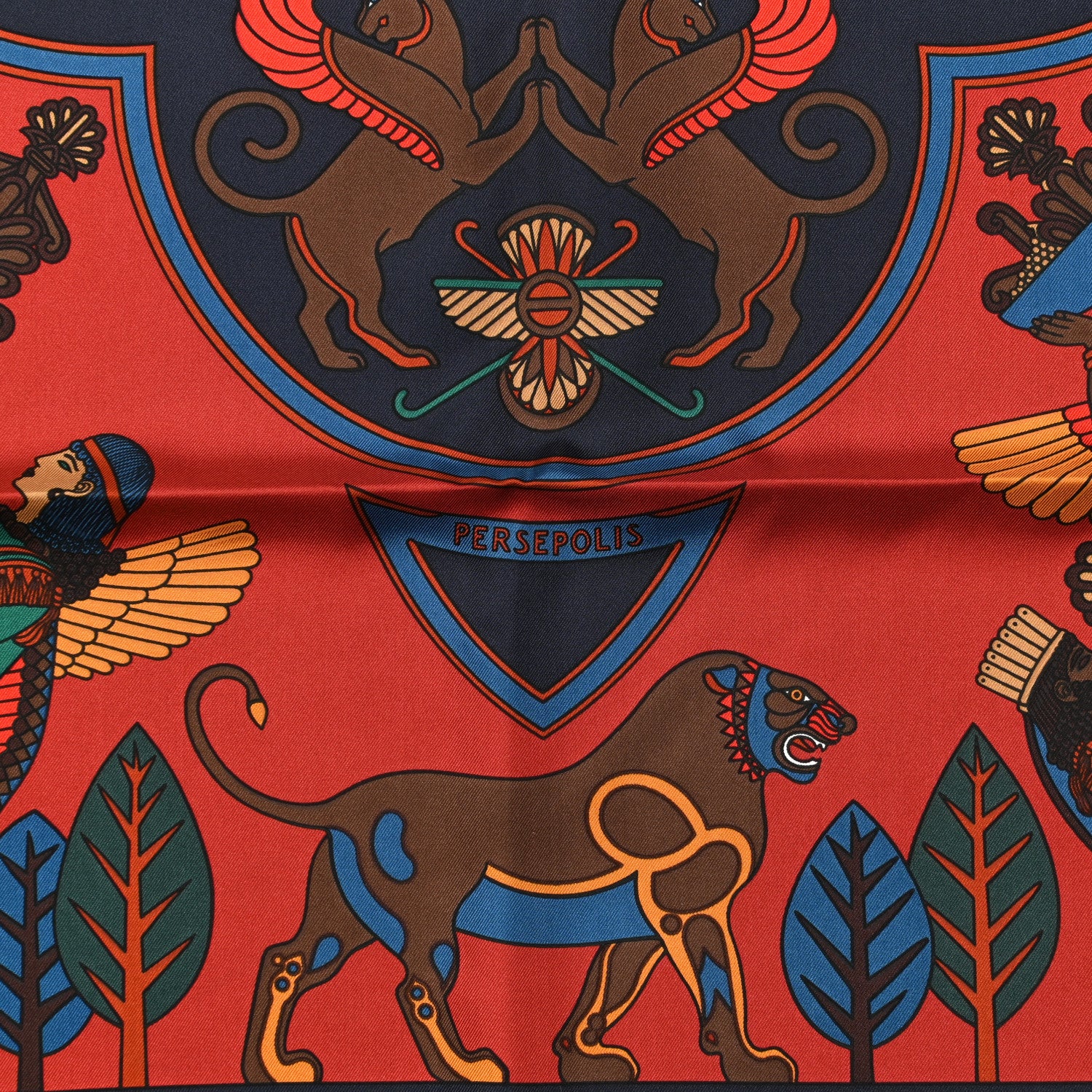 Hermes Silk Persepolis Scarf 90 3 of 5