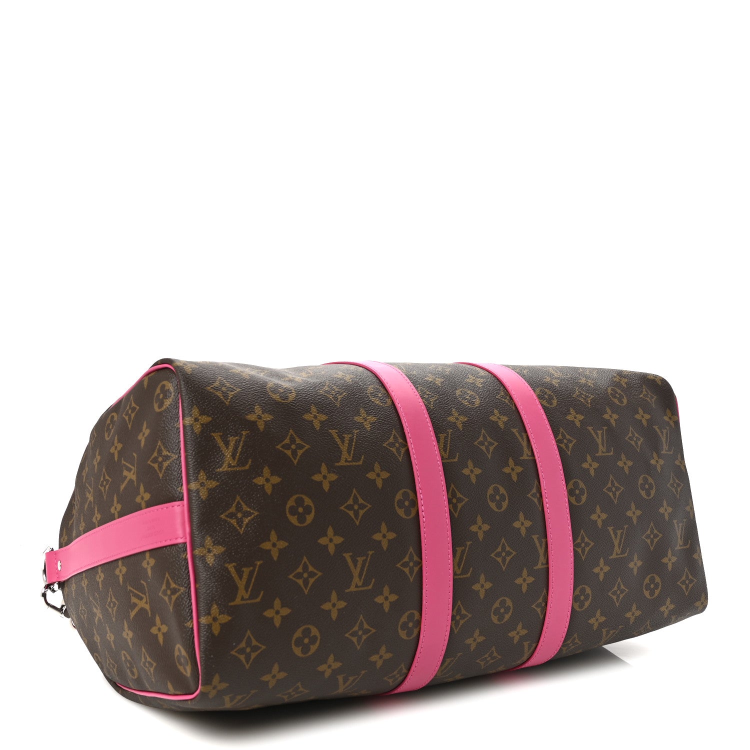 Louis Vuitton Monogram Keepall Bandouliere 45 Pondichery Pink 3 of 8