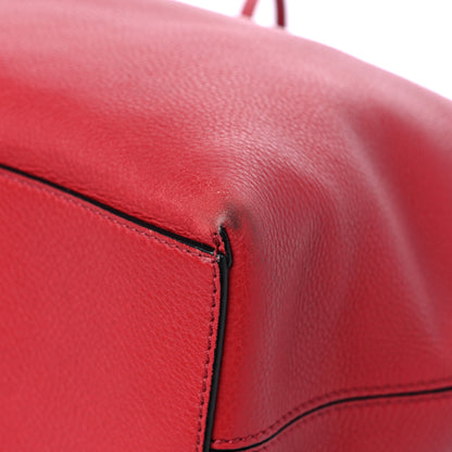 Valentino Garavani Grained Calfskin Rockstud Shoulder Tote Rosso Valentino 11 of 14