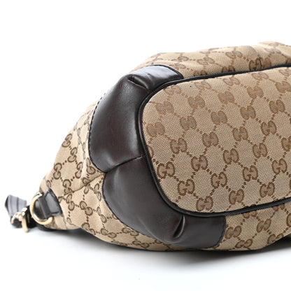 Gucci Monogram Medium Sukey Top Handle Dark Brown 9 of 10