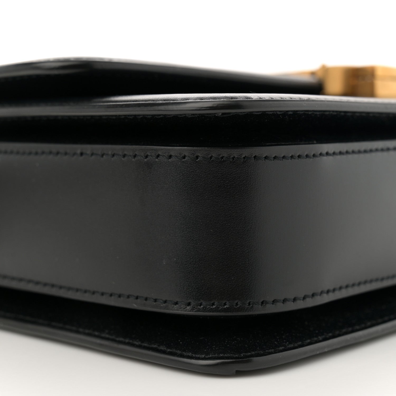 Saint Laurent Box Calfskin Monogram Medium Solferino Satchel Black 9 of 14
