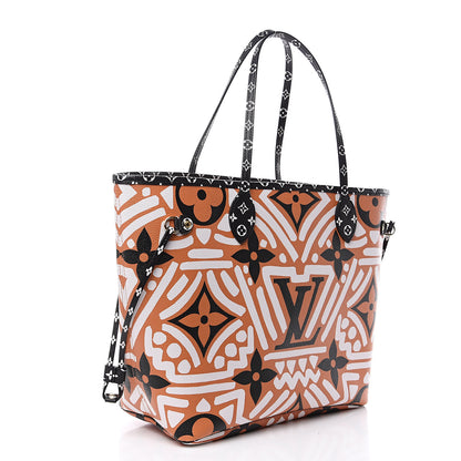 Louis Vuitton Monogram Giant Crafty Neverfull MM Creme Caramel 2 of 8