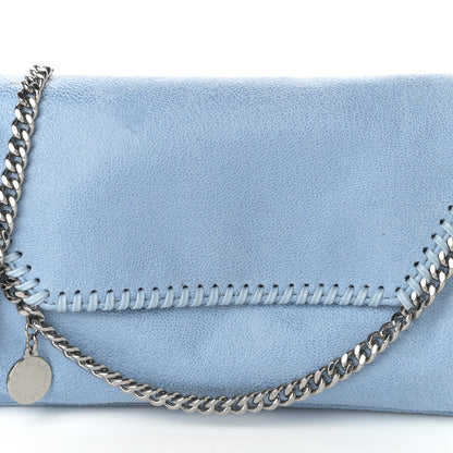 Stella McCartney Shaggy Deer Mini Falabella Shoulder Bag Light Blue 7 of 9