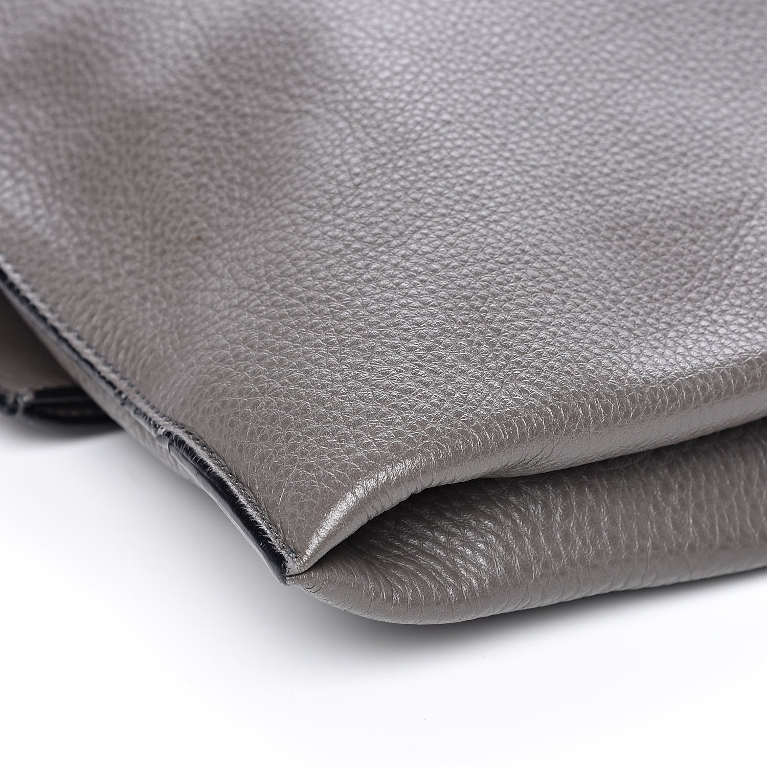 Tom Ford Calfskin Large Alix Padlock Zip Shoulder Bag Graphite 11 of 13