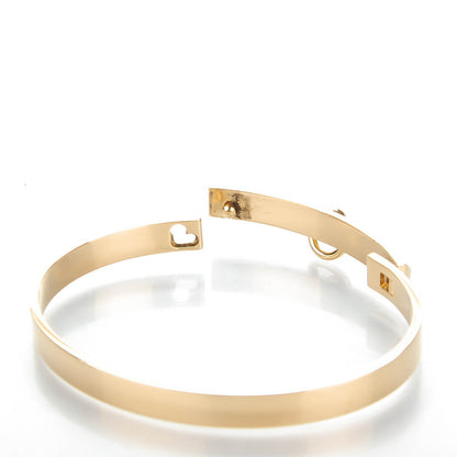 Hermes 18K Yellow Gold PM Collier De Chien Bracelet LG 4 of 6