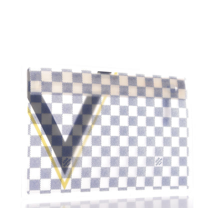 Louis Vuitton Damier Azur Latitude America's Cup Waterproof Zipped Pouch 3 of 8