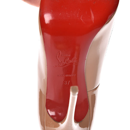 Christian Louboutin Patent So Kate 120 Pumps 37 Nude 9 of 21