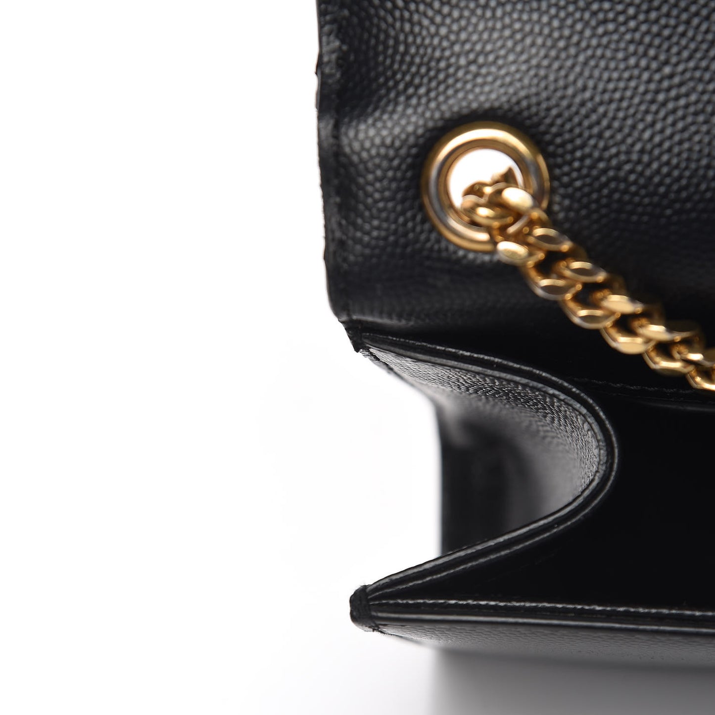 Grain De Poudre Small Monogram Kate Satchel Black