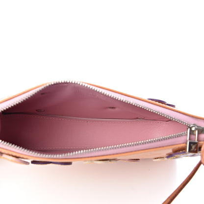 Louis Vuitton Vernis Lexington Fleurs Pochette Pink 5 of 12