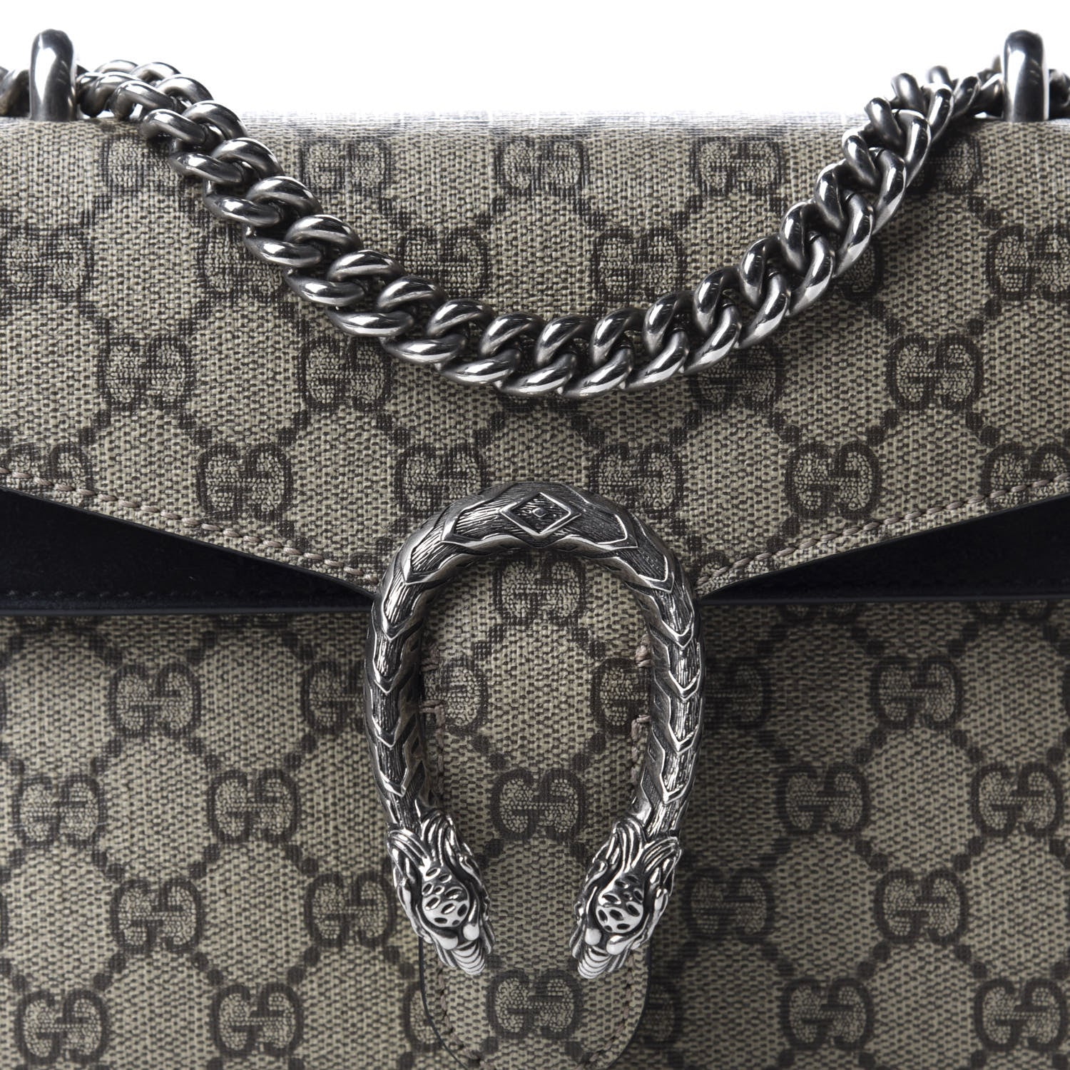 Gucci GG Supreme Monogram Mini Dionysus Shoulder Bag Black 10 of 10