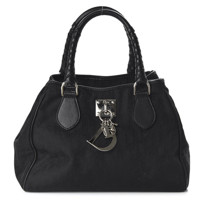 Christian Dior Nylon Monogram Small Lovely Tote Black 1 of 10