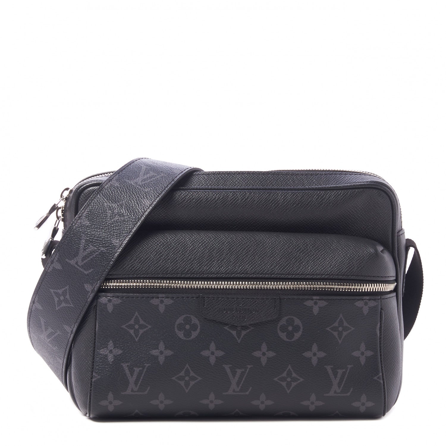 Louis Vuitton Taiga Monogram Eclipse Outdoor Messenger Black 1 of 9