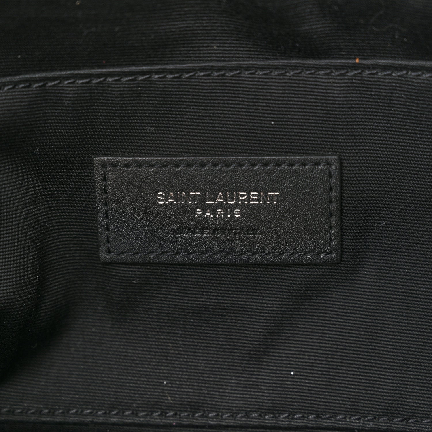 Saint Laurent Canvas Monogram Belt Bag Black 6 of 10