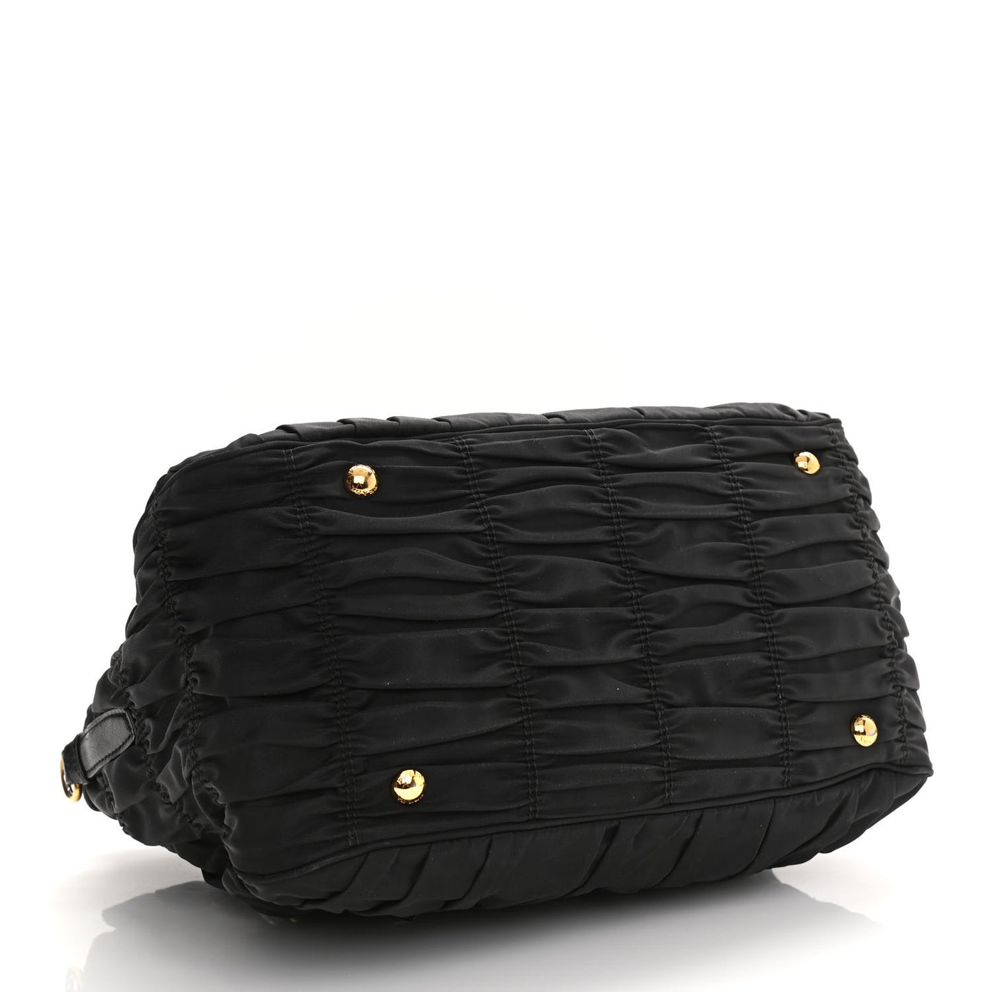 Tessuto Nylon Gaufre Tote Black