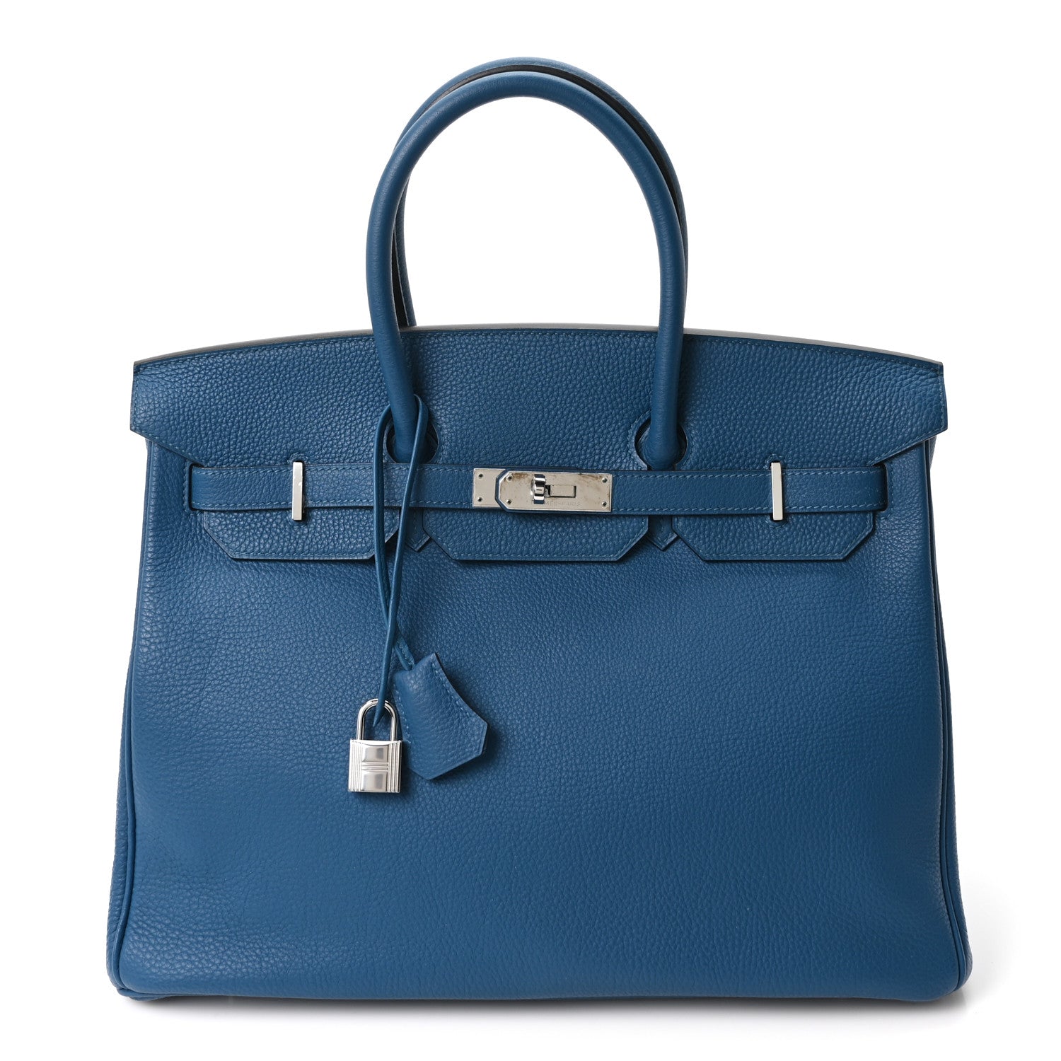Hermes Togo Birkin 35 Bleu Izmir 1 of 10