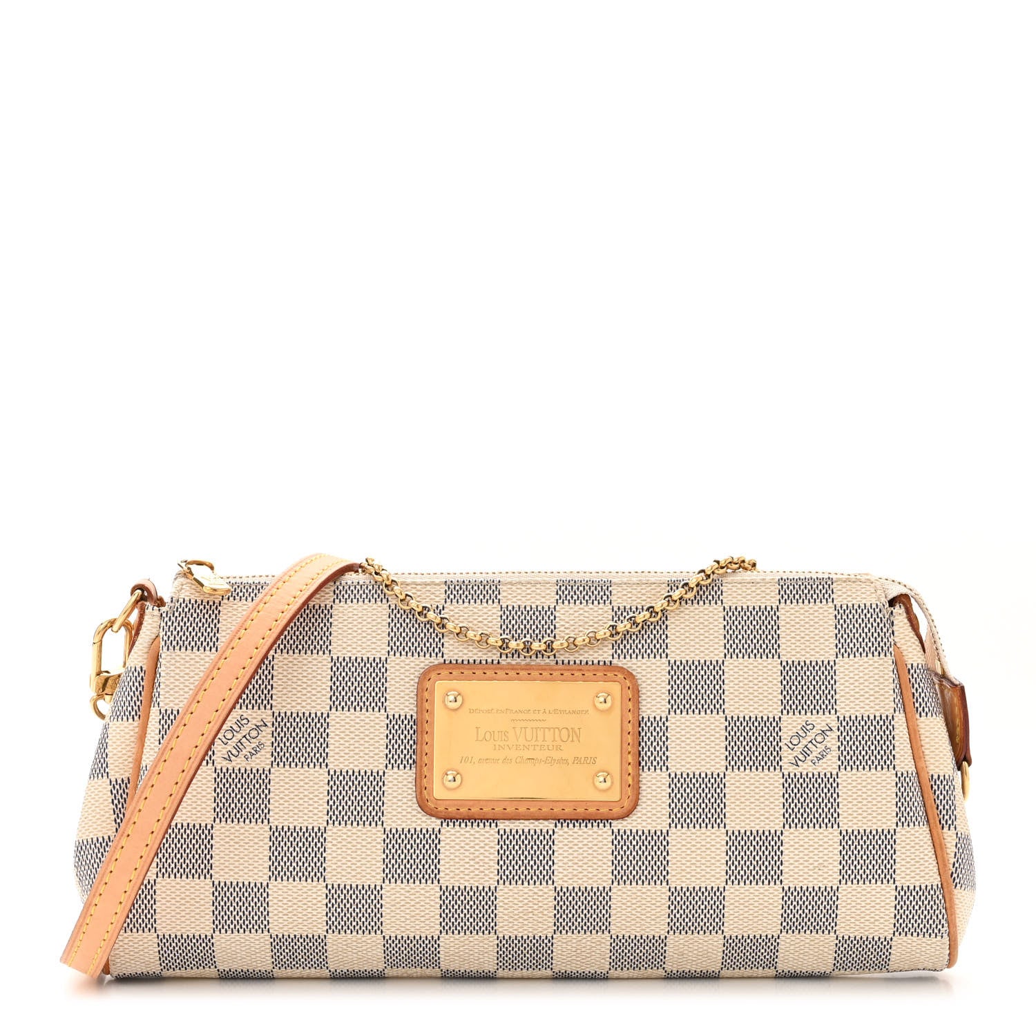 Louis Vuitton Damier Azur Eva Clutch 1 of 12