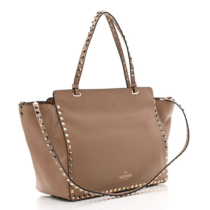 Valentino Garavani Vitello Medium Rockstud Tote Alpaca 3 of 10