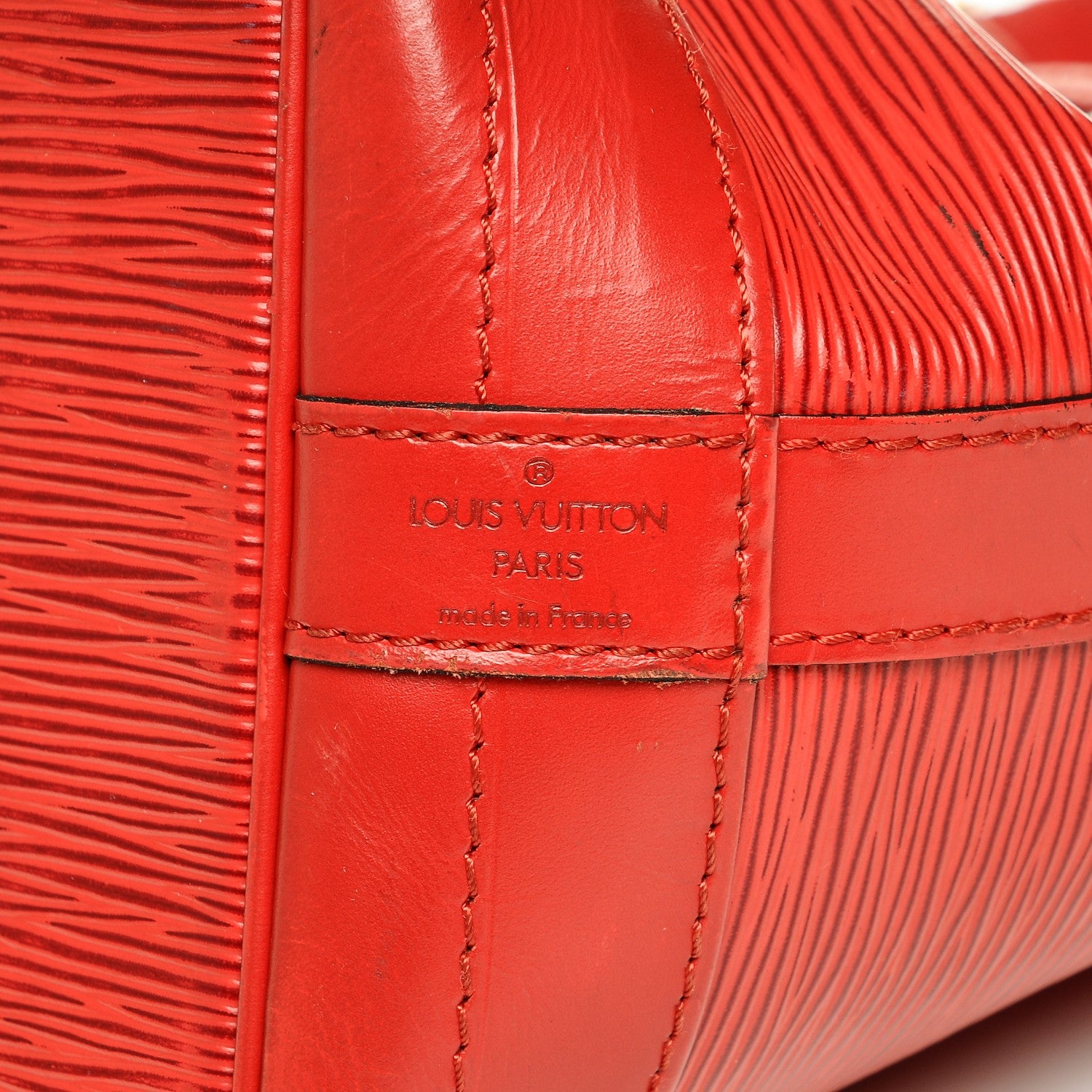 Louis Vuitton Epi Noe Castillan Red 7 of 7