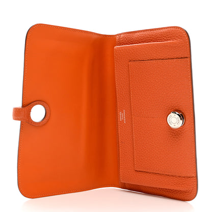 Hermes Togo Dogon Duo Wallet Orange 5 of 9