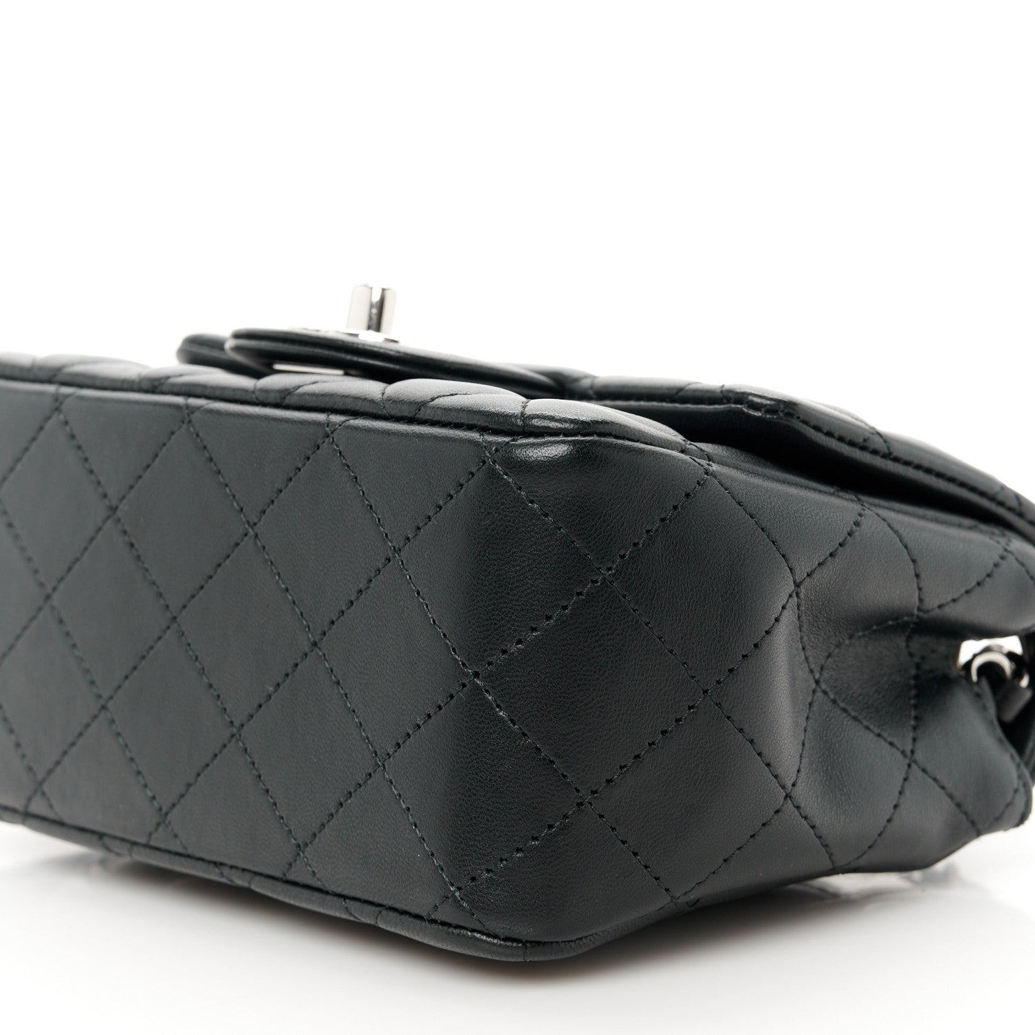 Chanel Lambskin Quilted Mini Square Flap Black 11 of 12