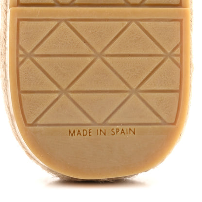 Prada Nappa Logo Quilted Espadrille 20mm Slide Sandals 38 Red 8 of 12