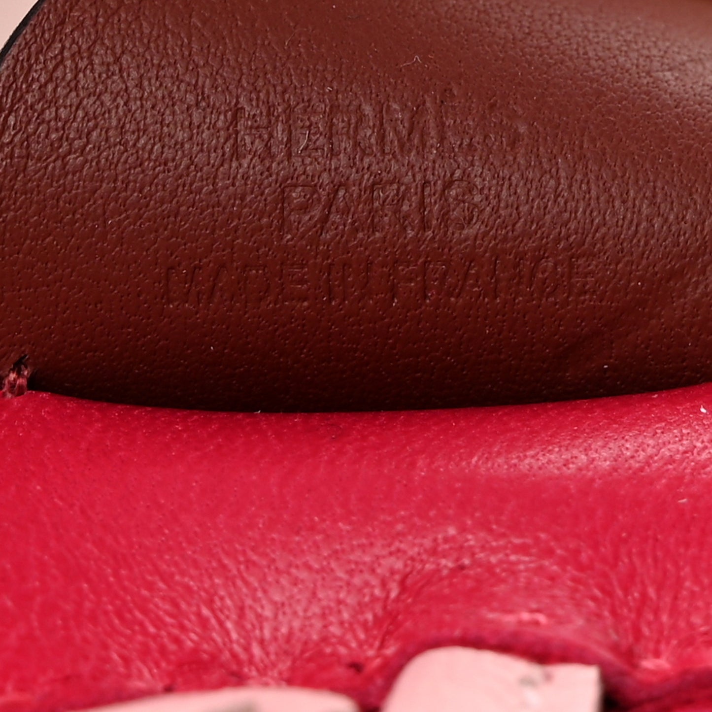 Milo Lambskin Grigri Rodeo Pegase Horse Bag Charm PM Framboise Rose Sakura Rouge H