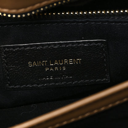 Saint Laurent Calfskin Y Quilted Monogram Toy Loulou Crossbody Bag Natural Tan 6 of 11