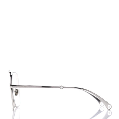 Chanel Butterfly Removable Pearl Chain Sunglasses 4262 Silver 4 of 10