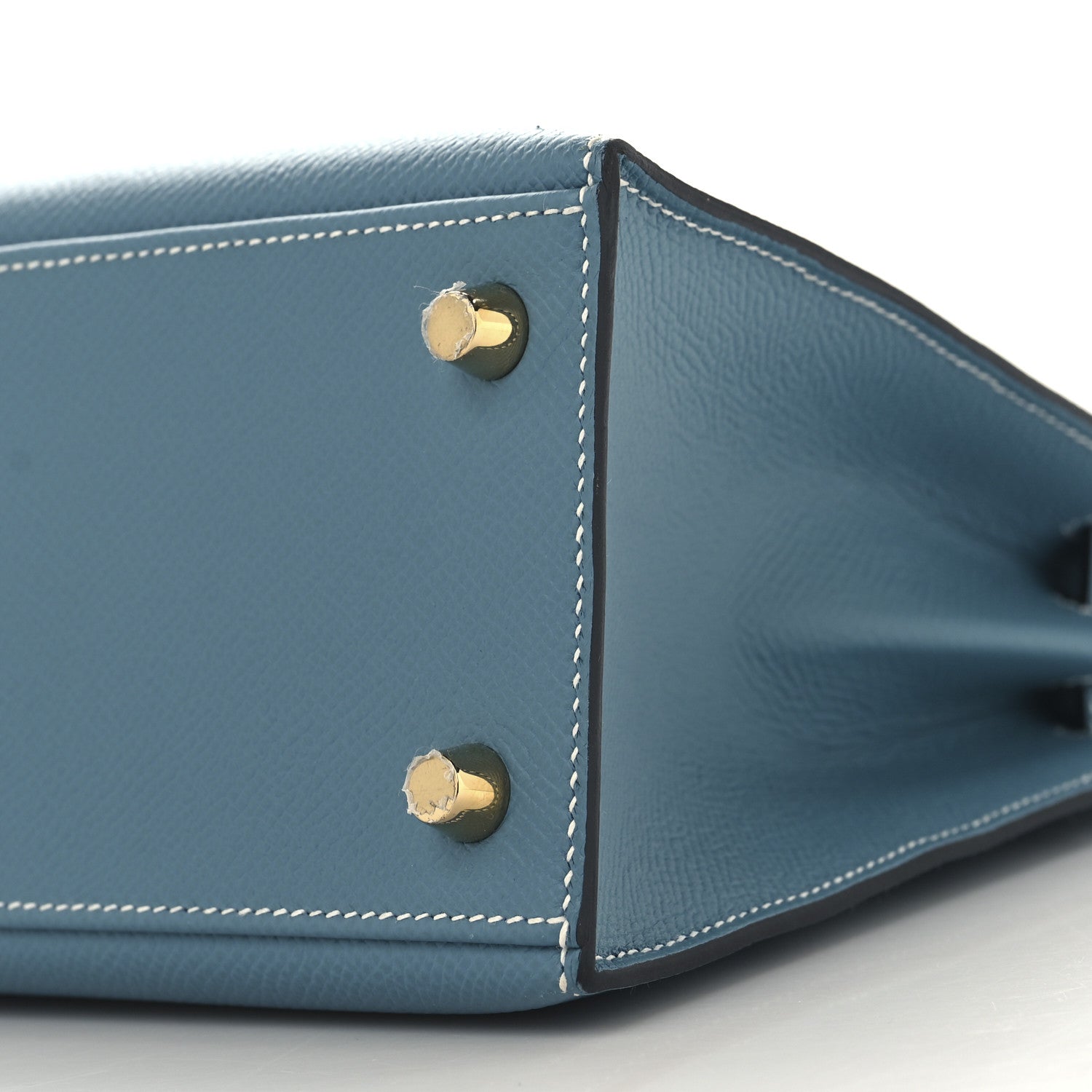 Hermes Epsom Kelly Sellier 25 New Blue Jean 10 of 11