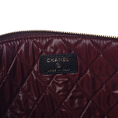 Chanel Caviar Quilted Large Cosmetic Case Black 6 of 7