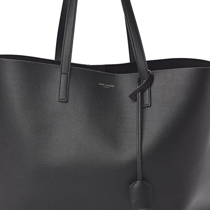 Saint Laurent Calfskin Large Shopping Tote Black 10 of 10