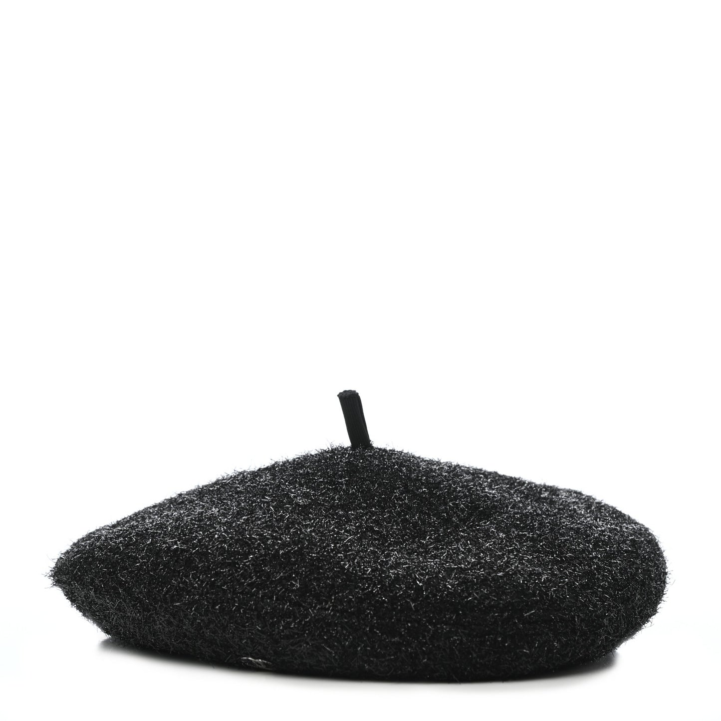 Cotton Polymide Beret Hat S Black