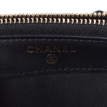 Chanel Calfskin Quilted Small Boy Clutch With Chain Black 8 of 11