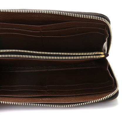 Prada Vitello Daino Zip Around Wallet Cacao 9 of 12