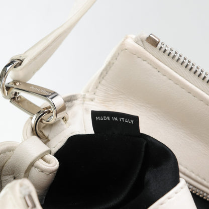 Miu Miu Nappa Matelasse Lux Mini Crossbody Tote Bianco 8 of 9