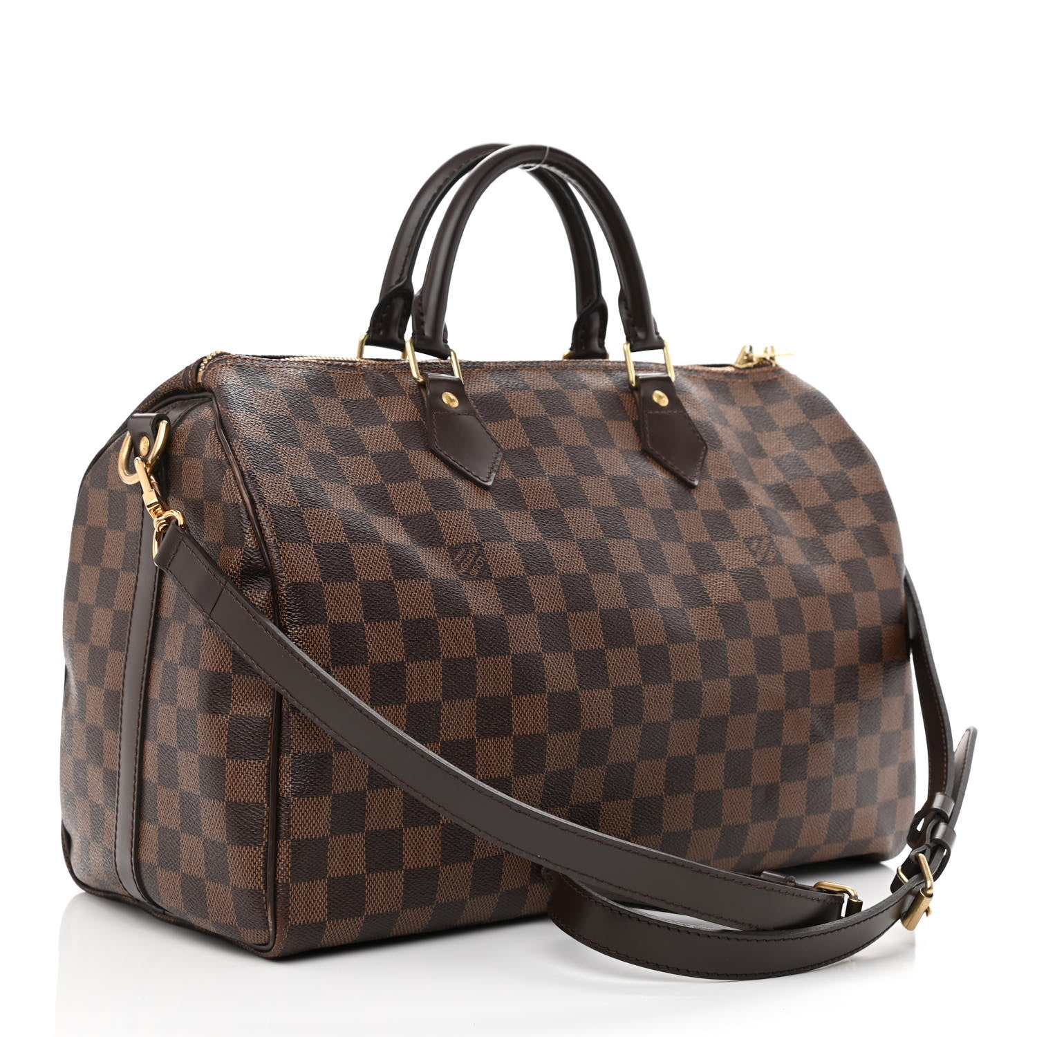 Louis Vuitton Damier Ebene Speedy Bandouliere 35 3 of 10