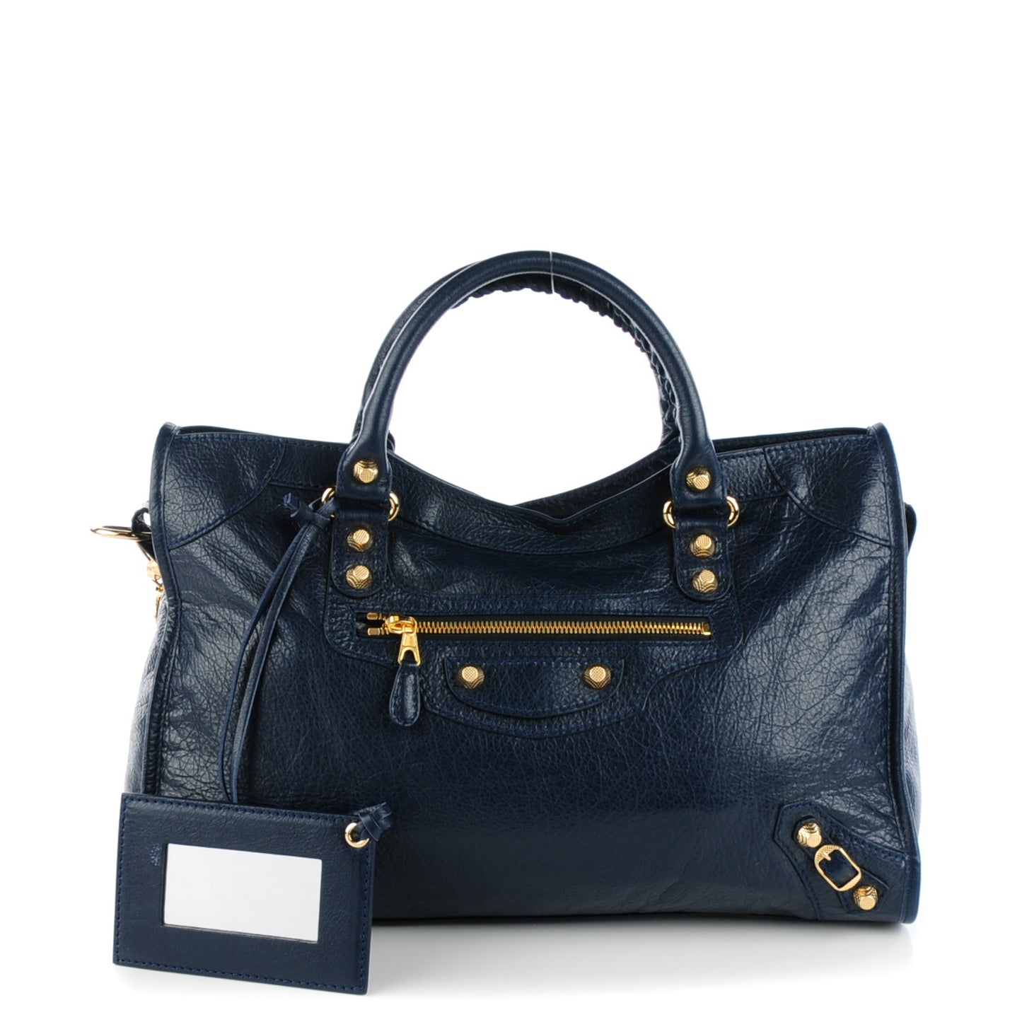 Agneau Giant 12 Gold Hardware City Bleu Obscur