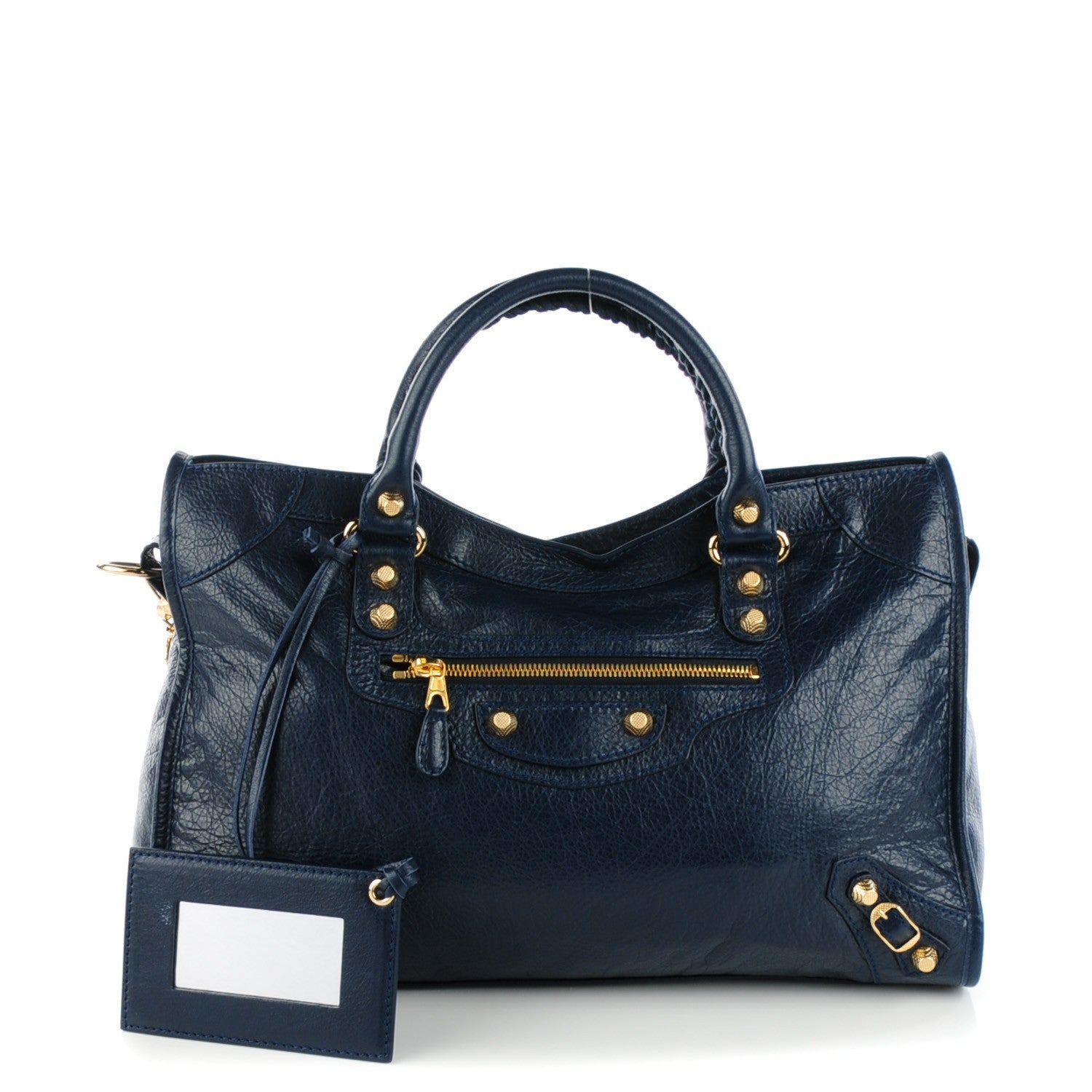 Balenciaga Agneau Giant 12 Gold Hardware City Bleu Obscur 1 of 7