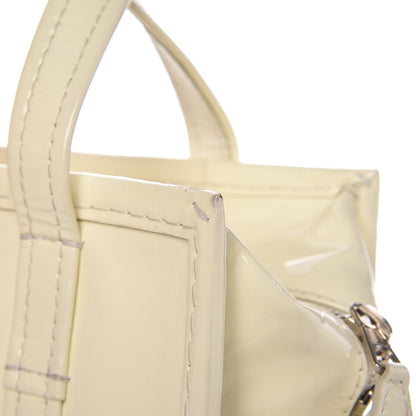 Balenciaga Patent XS Bazar Shopper Tote White 15 of 20
