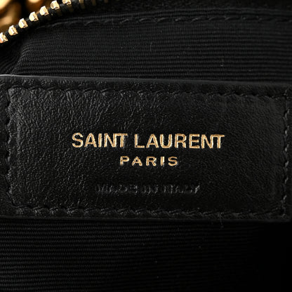 Saint Laurent Lambskin Matelasse Monogram Joe Backpack Black 6 of 10