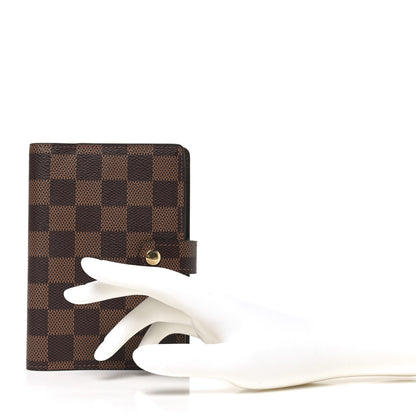 Louis Vuitton Damier Ebene Small Ring Agenda Cover 2 of 6